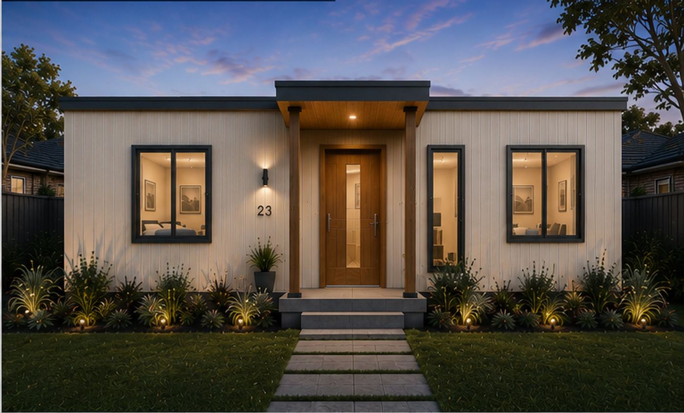 Front Elevation — Two Bedroom Home