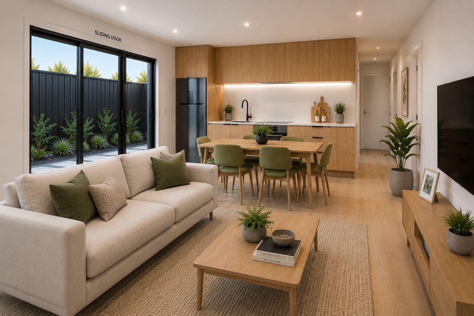 Living and Kitchen